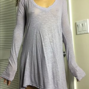 Free People Long Sleeve Dress in Lilac